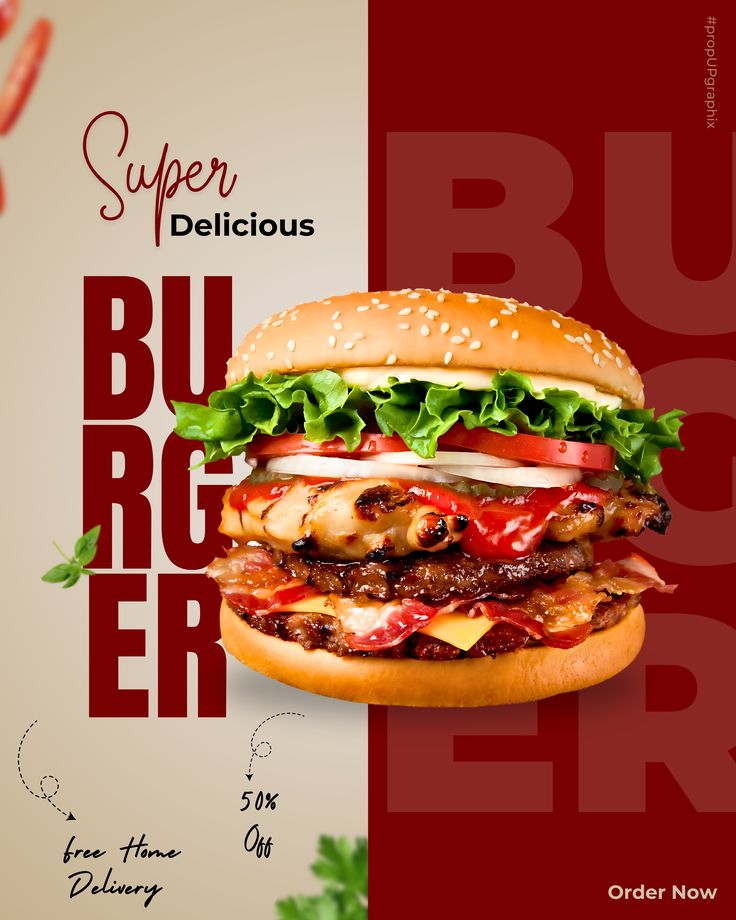 Burger Poster